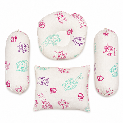 Pack of 4 Pillows - Girl