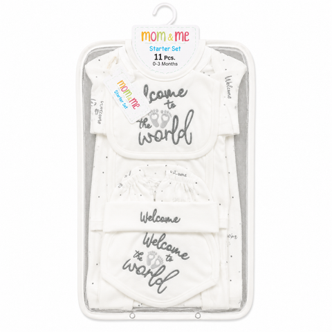 Mom&Me - Cotton Interlock - 11 Pieces - Welcome - Starter Set - Brown