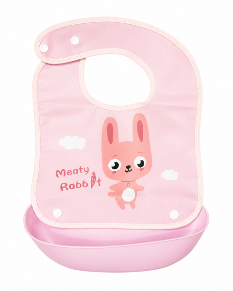 Animal Container Bib PInk