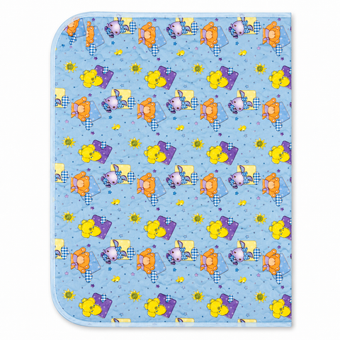 Diaper Changing Sheet - Large - Blue - Bear