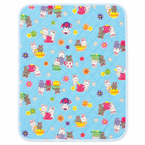 Diaper Changing Sheet - Large - Bunny Tea Time