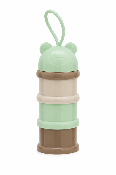 3-Layer Milk Powder Container - Green