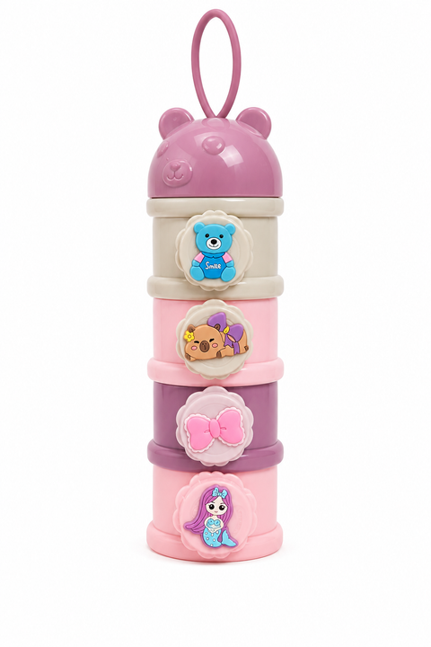 4-Layer Milk Powder Container - Purple