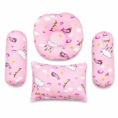 Pack of 4 Pillows - Star & Clouds