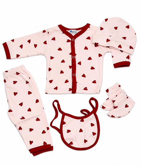 Montaly - 5 Pieces - Gift Set - Hearts