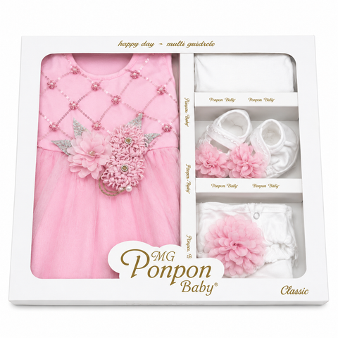 5 Pieces - Ponpon - Gift Set - D-02 - Pakistan