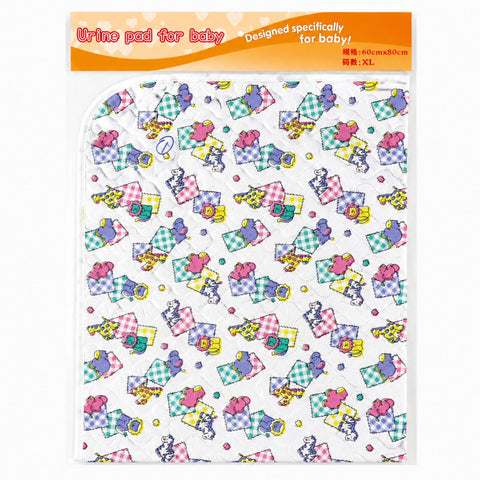 Diaper Changing Sheet - Large - White - Animals