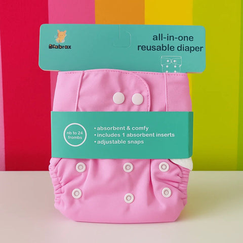 Reuseable Diaper - Pink