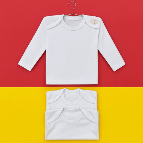 Cotton - 3 Pieces - Inner Vests - White